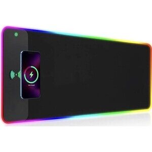 RGB Gaming Mouse Pad With Wireless Charging Extra Large LED Mousepad